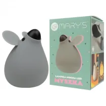 Marys Lampka nocna LED Myszka szara