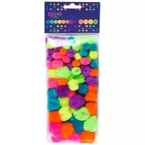 Dalprint Pompony akrylowe neon 78 szt.