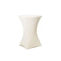 PartyDeco Pokrowiec na st� koktajlowy cappuccino 80x110cm