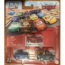 Cars Auta Mikroauta 3-pak Mattel