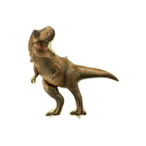 PartyDeco Balon foliowy Jurassic World T-Rex, 92x98 cm, br�zowy