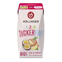 Hollinger Napj o smaku brzoskwinia-marakuja bez dodatku cukru 200 ml Bio