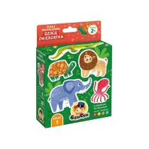 Puzzle progresywne Dzikie zwierztka Bright Junior Media