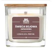 Big Nature wieca sojowa o zapachu Czekolada i Piernik 220 g