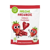 Freche Freunde Chipsy truskawkowe dla dzieci bezglutenowe 12 g Bio