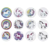 Titanum Naklejki papierowe na ta�mie Jednoro�ce 500 szt.