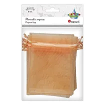 Titanum Woreczki z organzy �ososiowe 9x12cm 6 szt.