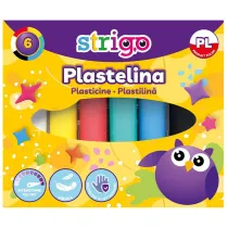 Strigo Plastelina 6-kol. 6 szt.