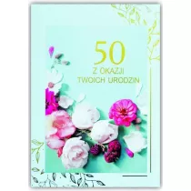 Trend Kartka okoliczno�ciowa Urodziny 50