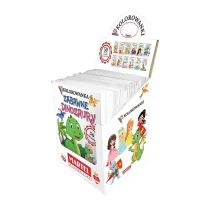 90 Kolorowanek z naklejkami MIX w display