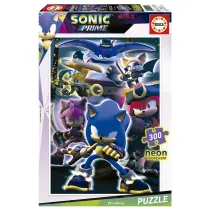 Puzzle 300 el. Sonic Prime (fluorescencyjne) Educa