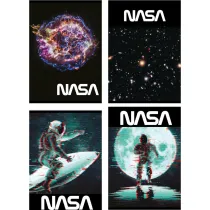 St. Majewski Zeszyt A5 Nasa linia dwukolorowa 32 kartki