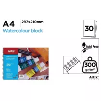 Artix Blok do akwareli A4/30K 300g