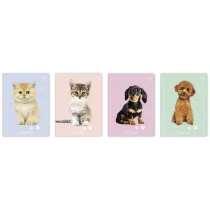Interdruk Zeszyt A5 UV Puppy Sign trzy linie, 70g 16 kartek