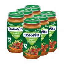 BoboVita Obiadek Spaghetti po bolosku po 12 miesicu zestaw 6 x 250 g
