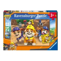 Puzzle dla dzieci 2x12 el. 2D Rubble i jego ekipa Ravensburger