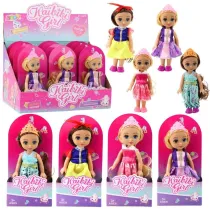 Mini laleczka ksiniczka z akcesoriami 17cm MIX Leantoys