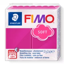 Staedtler Masa plastyczna termoutwardzalna Soft, amarantowa, 57g, kostka