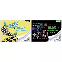 Beniamin Blok rysunkowy A4/20K biay No name - Chopiec mix