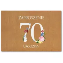 Trend Zaproszenie Urodziny 70 ZT41 10 szt.