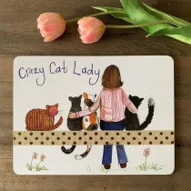 Alex Clark Podk�adka pod talerz MT57 Crazy Cat Lady Kociara