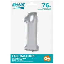 Godan Balon foliowy Smart srebrny 76cm
