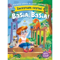 Zaczynam czyta�. Du�e litery. Pierwsze zdania do nauki czytania. Basia, Basia