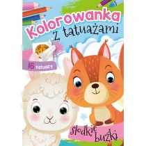 S�odkie bu�ki. Kolorowanka z tatua�ami