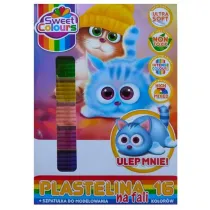 Sweet colours Plastelina na fali 16 szt.