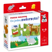 Co jedz zwierzta? Puzzle malucha Edgard