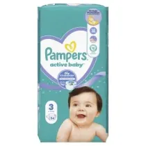 Pampers Active Baby, rozmiar 3 (6 - 10 kg) 54 szt.