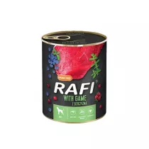 Rafi Karma mokra dla psw z dziczyzn, borwk i urawin 800 g