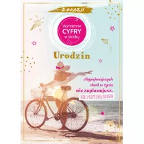 Armin Style Karnet Urodziny wymienne cyfry
