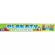 Plakaty 4-latka Mapa wiata Owoce i warzywa Zwierzta 7.7x53.3x6.1 cm