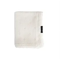 LullaLove Kocyk a�urowy daisy - kokos