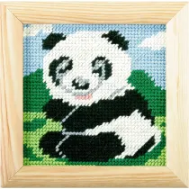 Haft z ramk�. Moje pierwsze wyszywanie - Mi� panda Anex-bis