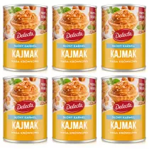 Delecta Kajmak masa krwkowa sony karmel zgrzewka 6 x 400 g