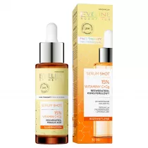Eveline Cosmetics Serum Shot 15% Witaminy C + Cg kuracja do twarzy 30 ml