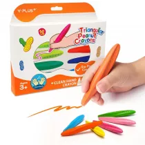 Y-Plus Kredki trjktne Orzeszki 12 szt.