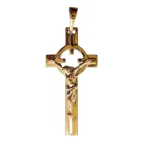 Zawieszka Krzy�yk Poz�acany 32x15mm