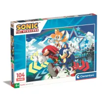 Puzzle 104 el. SuperColor. Sonic Clementoni