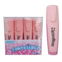 Schemat Zakrelacz pastelowy rowy 12 szt.