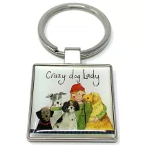 Alex Clark Brelok do kluczy K29 Crazy Dog Lady Psiara