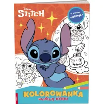 DISNEY STITCH. KOLOROWANKA WED�UG KODU