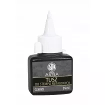 Astra Tusz do stempli metalowych czarny 35ml