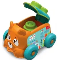 Auto sensoryczne z klockami mi�kkimi 16 cm Szczeniaczek Clementoni