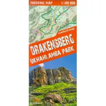 Trekking map Gry Smocze Ukhahlamba Park 1:100 000