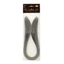 Galeria Hobby Paski do quillingu brokatowe srebrne 5 mmx50 cm