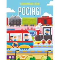 Ozdabiam naklejkami. Pocigi