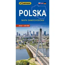 Mapa - Polska mapa samochodowa 1:650 000